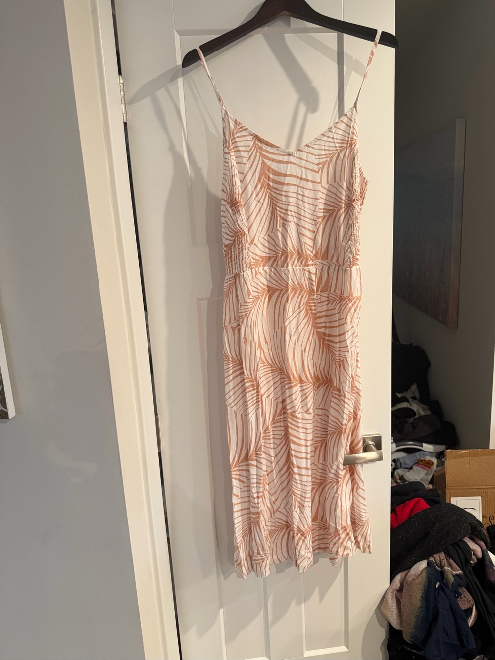 Roxy Land of Life dress in Toast Palm Tree Dreams - Picture 6 of 6